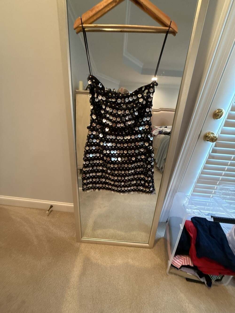12th Tribe Sequin Mini Dress Size S